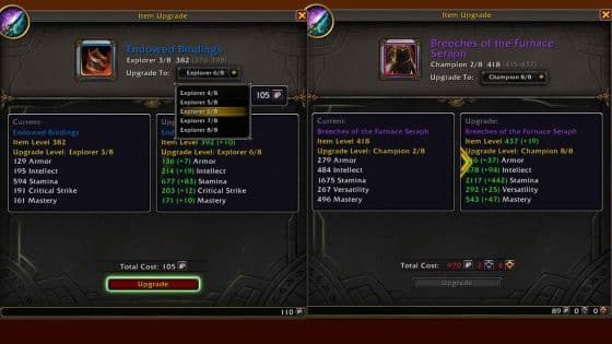 How to Upgrade Gear in Dragonflight 10.1