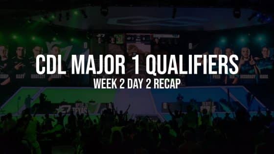 CDL 2023 Major 1 Qualifiers – Week 2; Day 2 Recap